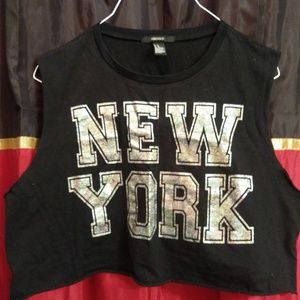 Forever 21 NY Crop top
